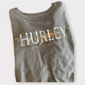 Hurley Graphic Tee, Medium, Cropped
